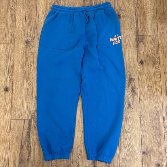 White Fox Womens Blue Sweatpant Joggers Size XXL - Picture 2 of 5